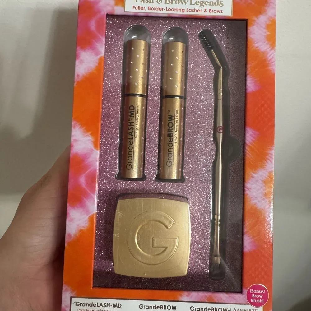 Grande Lash & Brow Legends 4Pc Set (NIB) Gold